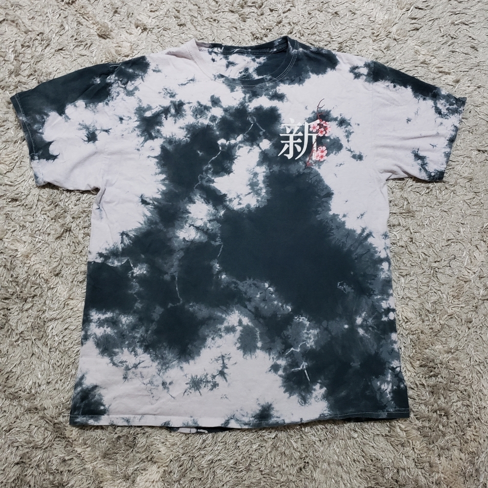 Tie Dye Cherry Blossom tshirt size M